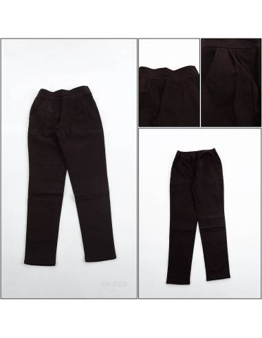 Celana Panjang Katun Cewek Hitam Emerald S-L