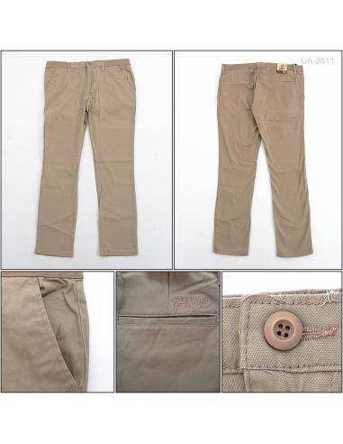 Celana Panjang Katun Reguler Cowok Rib Kolor...