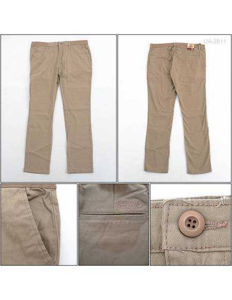 Celana Panjang Katun Reguler Cowok Rib Kolor Mistitan 33-36