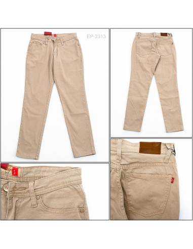 Celana Panjang Katun Cewek Coklat Muda Request S-M