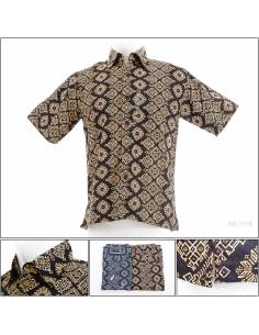 Kemeja Batik Cowok Regular Lengan Pendek Silomide M-XL