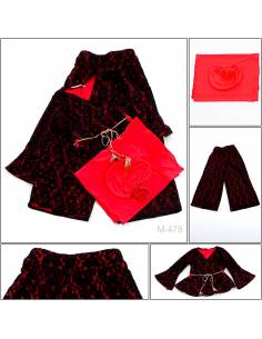 Setelan Baju Muslim/One Set Muslim Anak Cewek Burton 13