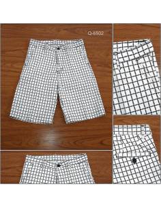 Celana Pendek Cowok Katun Putih Uki Yo 31-36