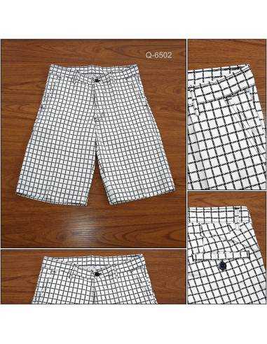 Celana Pendek Cowok Katun Putih Uki Yo 31-36