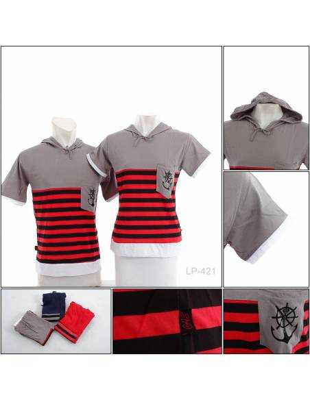 Kaos Oblong Couple Lengan Pendek Cas All Size