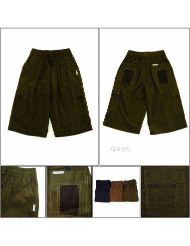 Celana Pendek Cowok Rib Kolor Alpheus M -L