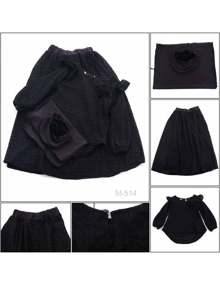 Setelan Baju Muslim/One Set Muslim Anak Cewek Zaza 5