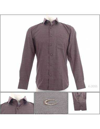 Kemeja Formal Cowok Lengan Panjang Slim Fit...