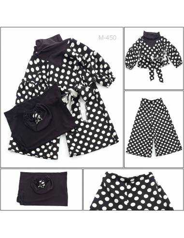 Setelan Baju Muslim/One Set Muslim Polkadot...