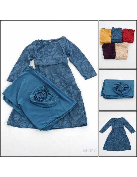 Baju Muslim/Dress Muslim Anak Cewek Burton 3-7