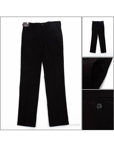 Celana Panjang Katun Slim Fit Cowok Stretch...