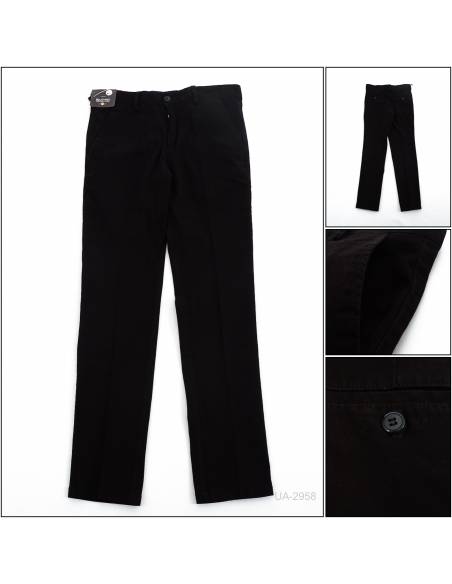 Celana Panjang Katun Slim Fit Cowok Stretch Must Evans 33-38