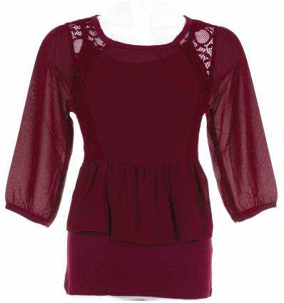 Atasan Cewek Lengan 3/4 Mixit