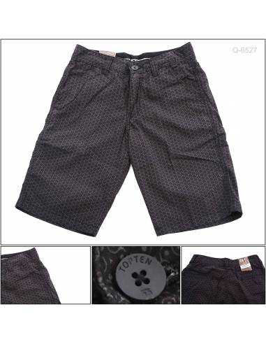 Celana Pendek Cowok Hitam Motif Top Ten 27-32