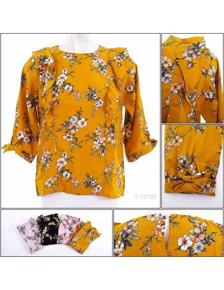 Atasan Cewek Lengan 3/4 Mikka All Size