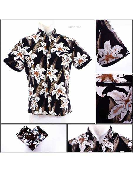 Kemeja Cowok Reguler Lengan pendek RGB M-XL