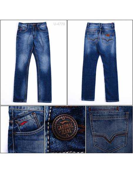 Celana Panjang Jeans Slim Fit Cowok Cardinal 28-32