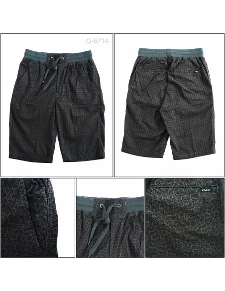 Celana Pendek Rib Kolor Hijau Tua Arvada M-XL