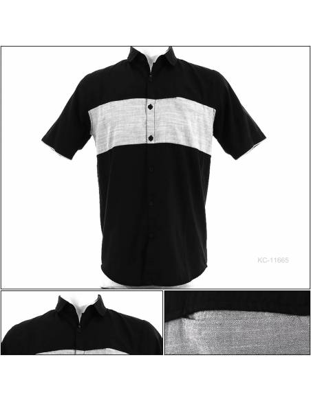 Kemeja Cowok Regular Lengan Pendek Top Ten M-XL