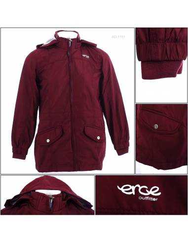 Jaket Parasit Cewek Merah Tua Erce M-XL