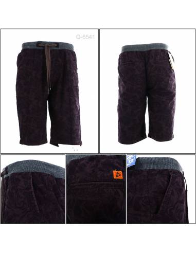 Celana Pendek Cowok Rib Kolor Abu Tua Top Ten M-XL