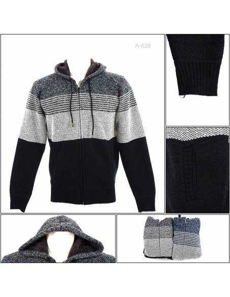 Jaket/Sweater Rajut Cowok/Cewek Alpheus L-3XL
