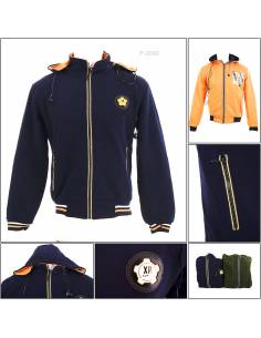 Jaket Hoodie/Jacket Jumper Cowok Bolak Balik Q.L JUN 2XL-3XL