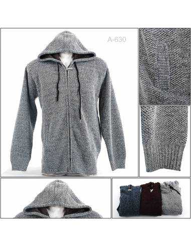 Jaket/Sweater Rajut Cowok/Cewek Alpheus XL-3XL