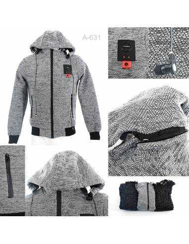 Jaket/Sweater Rajut Cowok Berheadset Spacesuie...