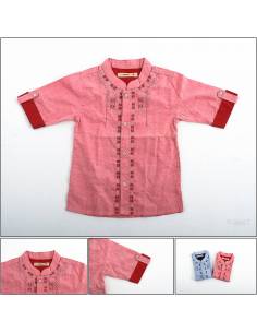Kemeja Muslim Anak Cowok Lengan Pendek Benri 4-8