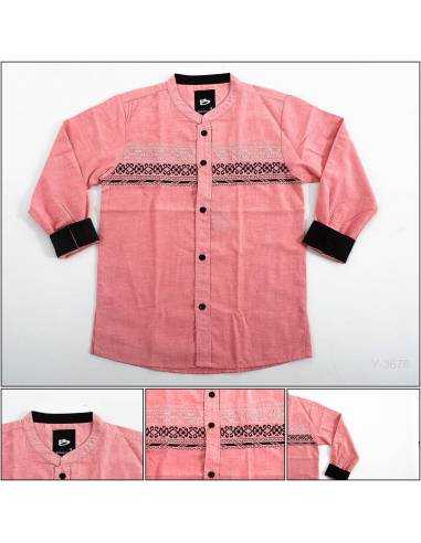 Kemeja Muslim Anak Cowok Lengan Panjang Benri 4-8