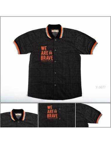 Kemeja Anak Cowok Lengan Pendek Benri 4-8