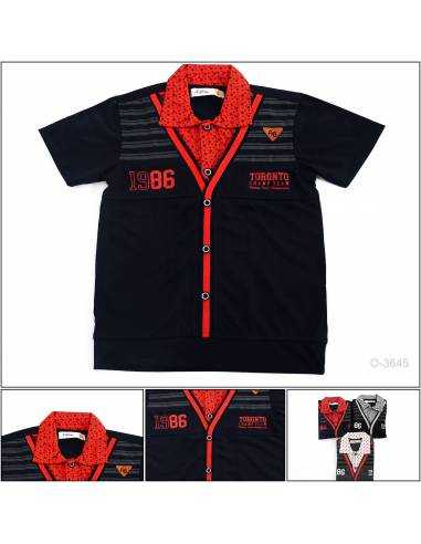 Kaos Kerah Anak Cowok Lengan Pendek Benri S-L