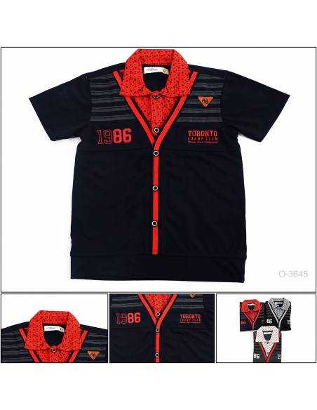 Kaos Kerah Anak Cowok Lengan Pendek Benri S-L