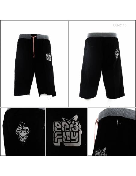 Celana Pendek Cowok Rib Kolor Spirit All Size