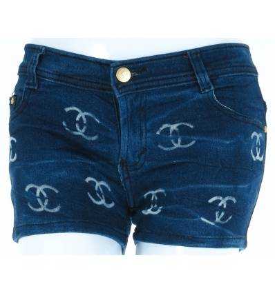 Celana Hotpants Cewek Jeans Chanel