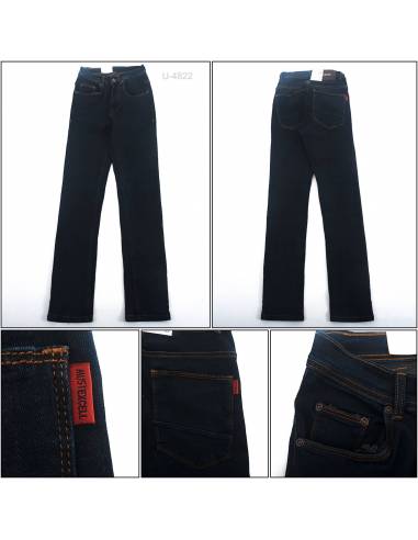 Celana Panjang Jeans Slim Fit Cowok Stretch...