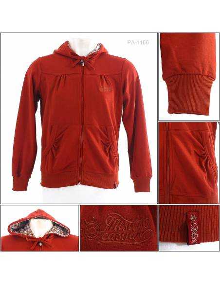 Jaket Jumper Hoodie Cewek Mistiten M-XL
