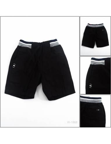 Celana Pendek Katun Anak Cowok Rib Kolor...