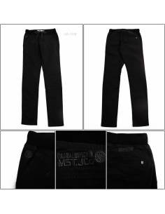 Celana Panjang Katun Slim Fit Cowok Rib Kolor MST 33-38
