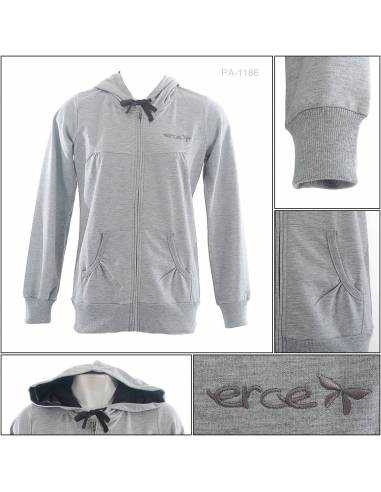 Jaket Jumper Hoodie Cewek Erce M-XL