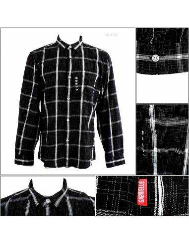 Kemeja Cowok Lengan Panjang Gabrielle M-XXL