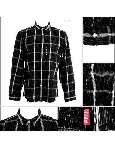 Kemeja Cowok Lengan Panjang Gabrielle M-XXL