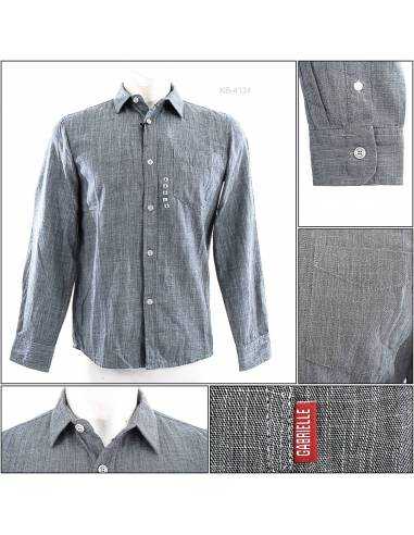 Kemeja Cowok Lengan Panjang Gabrielle S-XL