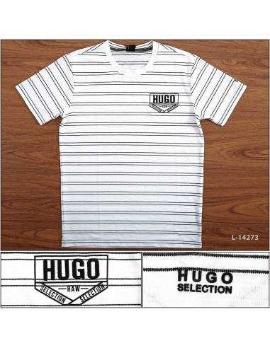 Kaos Oblong Cowok Lengan Pendek Hugo M-XL