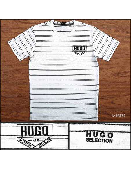 Kaos Oblong Cowok Lengan Pendek Hugo M-XL