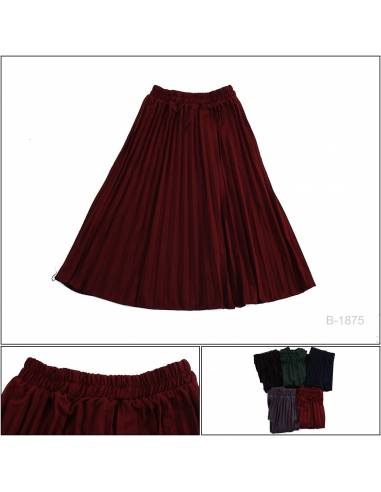 Rok Pendek Plisket Polos/Plai Short Plisket...