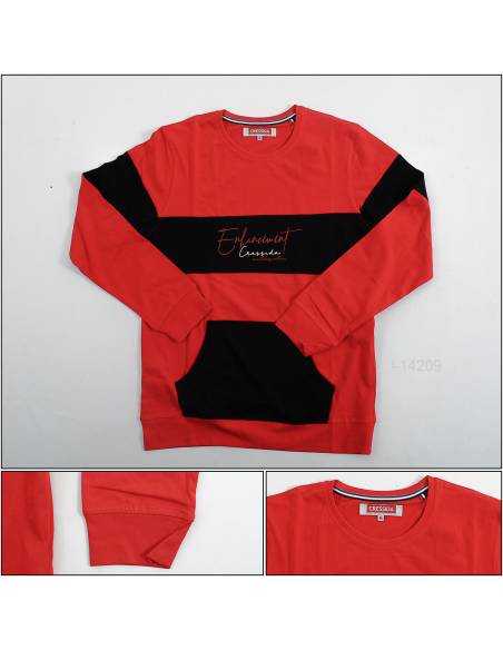 Kaos Oblong Cowok Lengan Panjang Cressida M-XL