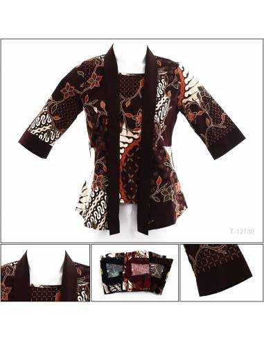 Atasan Batik Cewek Lengan 3/4 Bravos