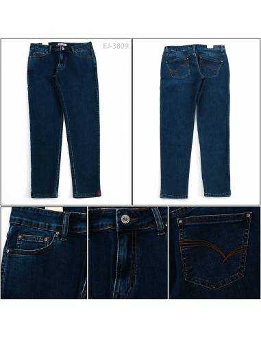 Celana Panjang Jeans Cewek Biru Tua Ako 32-36